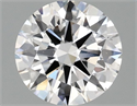 Del inventario de diamantes de laboratorio, 1.58 quilates, Redondo , Color E, claridad VS2 y certificado IGI