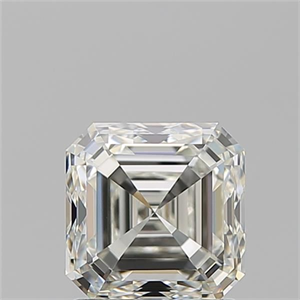 Picture of Natural Diamond 1.71 Carats, Asscher with  Cut, K Color, VVS1 Clarity and Certified by GIA