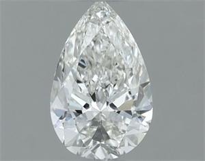 Picture of Natural Diamond 0.50 Carats, Pear with  Cut, J Color, VVS2 Clarity and Certified by GIA
