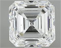 Natural Diamond 1.00 Carats, Asscher with  Cut, D Color, VS2 Clarity and Certified by GIA