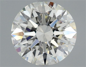 Picture of Natural Diamond 1.11 Carats, Round with Very Good Cut, J Color, VVS2 Clarity and Certified by GIA