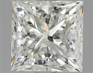 Picture of Natural Diamond 1.20 Carats, Princess with  Cut, J Color, VS2 Clarity and Certified by GIA
