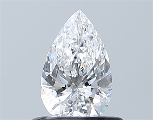 Foto Diamante Natural 0.50 quilates, De pera , Color D, claridad VS1 y certificado GIA de
