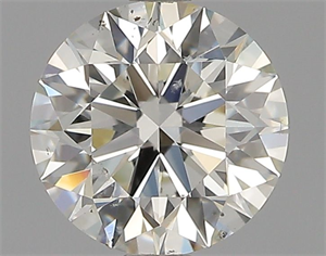 Foto Diamante Natural 0.67 quilates, Redondo , Color K, claridad SI2 y certificado GIA de