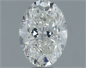 Natural Diamond 1.00 Carats, Oval with  Cut, G Color, SI2 Clarity and Certified by IGI