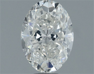 Picture of Natural Diamond 1.00 Carats, Oval with  Cut, G Color, SI2 Clarity and Certified by IGI