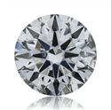 Natural Diamond 0.92 Carats, Round with Excellent Cut, H Color, I1 Clarity and Certified by GIA