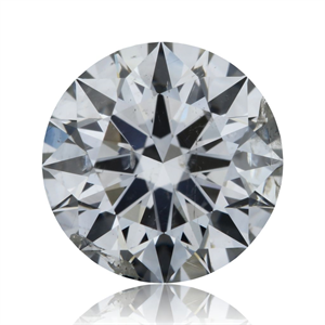 Picture of Natural Diamond 0.92 Carats, Round with Excellent Cut, H Color, I1 Clarity and Certified by GIA