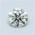 Natural Diamond 0.70 Carats, Round with Very Good Cut, M Color, VS2 Clarity and Certified by GIA