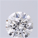 Natural Diamond 2.01 Carats, Round with Excellent Cut, D Color, SI2 Clarity and Certified by GIA