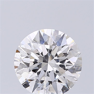 Picture of Natural Diamond 2.01 Carats, Round with Excellent Cut, D Color, SI2 Clarity and Certified by GIA