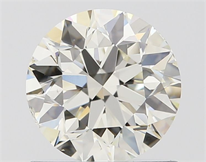 Picture of Natural Diamond 0.90 Carats, Round with Very Good Cut, I Color, SI1 Clarity and Certified by IGI