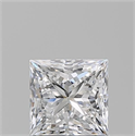 Natural Diamond 1.01 Carats, Princess with  Cut, D Color, VS1 Clarity and Certified by GIA