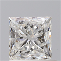 Natural Diamond 0.90 Carats, Princess with  Cut, G Color, VS1 Clarity and Certified by GIA