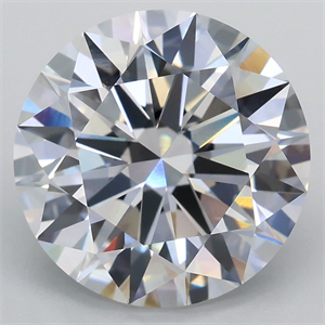 Picture of Lab Grown Diamond 4.24 Carats, Round with Ideal Cut, D Color, VVS2 Clarity and Certified by IGI