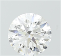 Lab Grown Diamond 2.53 Carats, Round with Ideal Cut, D Color, VVS2 Clarity and Certified by IGI