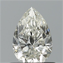 Diamante Natural 0.52 quilates, De pera , Color G, claridad IF y certificado IGI