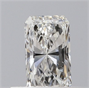 Natural Diamond 0.40 Carats, Radiant with  Cut, G Color, SI1 Clarity and Certified by GIA