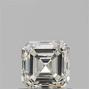 Picture of Natural Diamond 0.70 Carats, Asscher with  Cut, K Color, VS2 Clarity and Certified by GIA