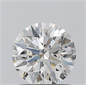 Natural Diamond 1.01 Carats, Round with Excellent Cut, E Color, SI1 Clarity and Certified by GIA