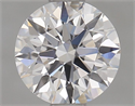 Lab Grown Diamond 0.71 Carats, Round with Ideal Cut, D Color, VVS2 Clarity and Certified by IGI