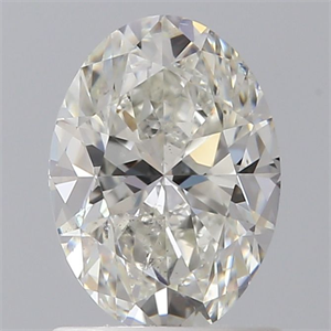 Foto Diamante Natural 1.00 quilates, Ovalado , Color H, claridad SI1 y certificado GIA de