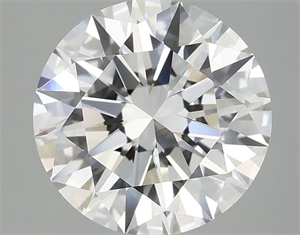 Picture of Lab Grown Diamond 2.57 Carats, Round with Ideal Cut, F Color, VVS2 Clarity and Certified by IGI