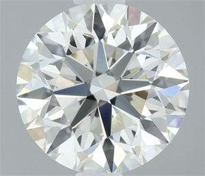 Picture of Natural Diamond 0.53 Carats, Round with Excellent Cut, H Color, IF Clarity and Certified by IGI