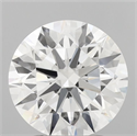 Lab Grown Diamond 2.59 Carats, Round with Ideal Cut, D Color, VVS1 Clarity and Certified by IGI