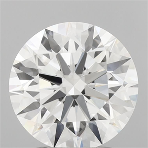 Picture of Lab Grown Diamond 2.59 Carats, Round with Ideal Cut, D Color, VVS1 Clarity and Certified by IGI