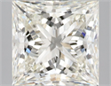 Diamante Natural 3.10 quilates, Princesa , Color J, claridad VVS2 y certificado IGI