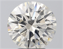 Natural Diamond 3.00 Carats, Round with Excellent Cut, K Color, SI1 Clarity and Certified by GIA