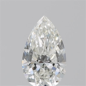 Foto Diamante Natural 0.53 quilates, De pera , Color H, claridad IF y certificado GIA de