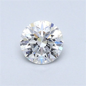 Picture of Natural Diamond 0.46 Carats, Round with Very Good Cut, D Color, VS2 Clarity and Certified by GIA
