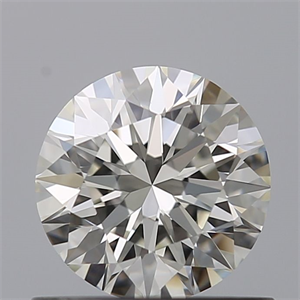 Picture of Natural Diamond 0.70 Carats, Round with Excellent Cut, G Color, VVS1 Clarity and Certified by IGI