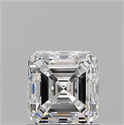 Diamante Natural 1.01 quilates, Asscher , Color E, claridad VS1 y certificado GIA