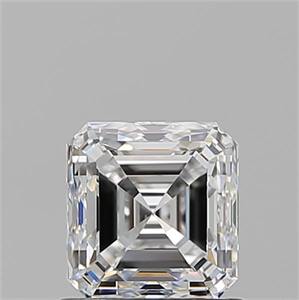 Foto Diamante Natural 1.01 quilates, Asscher , Color E, claridad VS1 y certificado GIA de
