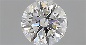 Foto Diamante Natural 0.42 quilates, Redondo , Color H, claridad IF y certificado GIA de