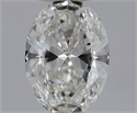 Diamante Natural 0.40 quilates, Ovalado , Color F, claridad VS1 y certificado GIA