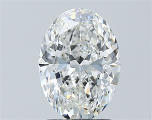 Picture of Natural Diamond 2.01 Carats, Oval with  Cut, F Color, SI1 Clarity and Certified by GIA