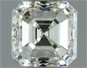 Natural Diamond 1.01 Carats, Asscher with  Cut, L Color, IF Clarity and Certified by IGI
