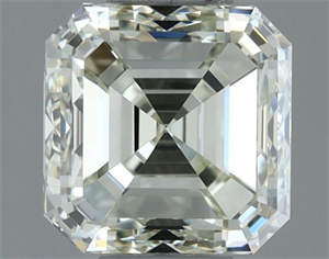 Picture of Natural Diamond 1.01 Carats, Asscher with  Cut, L Color, IF Clarity and Certified by IGI