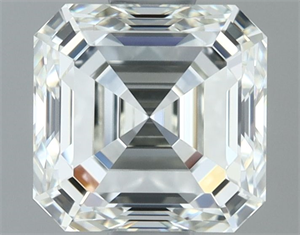 Picture of Natural Diamond 1.00 Carats, Asscher with  Cut, I Color, VS1 Clarity and Certified by IGI