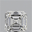 Natural Diamond 0.50 Carats, Asscher with  Cut, G Color, VS1 Clarity and Certified by GIA