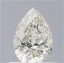 Diamante Natural 0.51 quilates, De pera , Color I, claridad VVS1 y certificado GIA