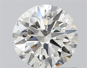 Foto Diamante Natural 0.70 quilates, Redondo , Color J, claridad SI1 y certificado GIA de