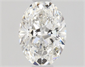 Natural Diamond 0.52 Carats, Oval with  Cut, F Color, VS1 Clarity and Certified by GIA