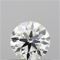 Natural Diamond 0.41 Carats, Round with Excellent Cut, G Color, SI1 Clarity and Certified by IGI