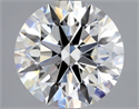 Natural Diamond 4.02 Carats, Round with Excellent Cut, E Color, VVS1 Clarity and Certified by GIA