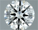 Natural Diamond 0.50 Carats, Round with Excellent Cut, H Color, VS1 Clarity and Certified by IGI